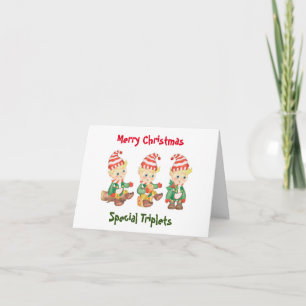 CARTE **CARTE DE NOËL DES TRIPLETS**