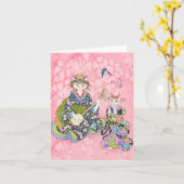 Carte "Carte de note de la leçon de danse" (Fleur jaune)