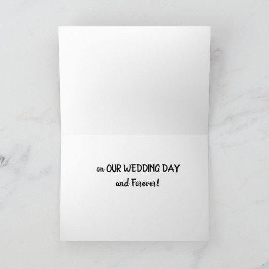 CARTE **CARTE DE PROPOSITION** AVEC 2 COEURS ENSEMBLE (Intérieur)