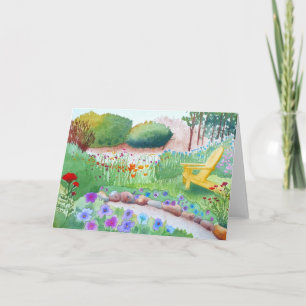 Carte "Carte de Seat de jardin"