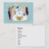 Carte Carte de visite/Profil de la fête du thé (Devant / Derrière)