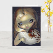 Carte "Carte de voeux de l'ange II alchimique" (Fleur jaune)