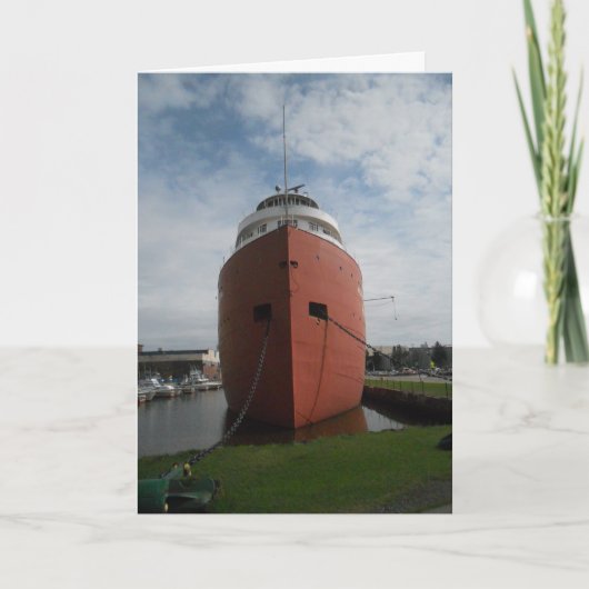 Carte "Carte de vœux de rétablissement de la cabane WILL (Devant)