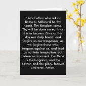 Carte "Carte de voeux d'écriture sainte de Prayer du (Fleur jaune)