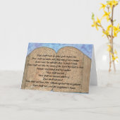 Carte "Carte de voeux du commandement Dix" (Fleur jaune)