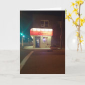 Carte “Carte "Dînez avec Pete Zaria" pour un prompt réta (Fleur jaune)