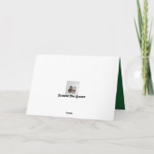 Carte "Carte du jour de St Patrick" avec Basset Hound (Dos)