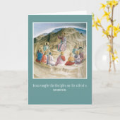 Carte Carte-Encouragement chrétien de salutation (Fleur jaune)