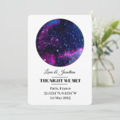 Carte Carte Étoile personnalisée - Anniversaire &  (Debout devant)