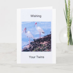 Carte Carte-Jumeaux d'anniversaire