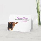 Carte Carte-personnaliser d'AnyOccasion de veaux de (Dos)