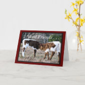 Carte Carte-personnaliser d'AnyOccasion de veaux de (Fleur jaune)