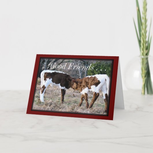 Carte Carte-personnaliser d'AnyOccasion de veaux de (Devant)