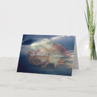 Carte-personnaliser rose fanée de sympathie toute
