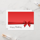 Carte Carte postale Boucle joyeux anniversaire (Devant/Arrière en situation)