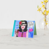 Carte carte pour notes (Fleur jaune)