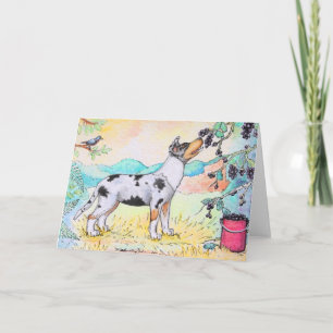 Carte "Carte pour notes du Pickin'" 4x6 de baie