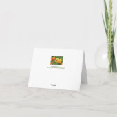 CARTE "CARTE POUR NOTES FLORAL" (PHOTO) (Dos)