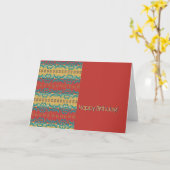 Carte - Carte, salutation, note (Fleur jaune)