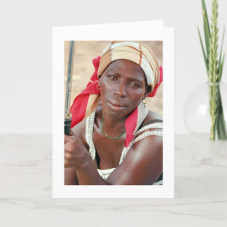 Carte Carte, "vendeur de banane, Banjul, Gambie, Afrique