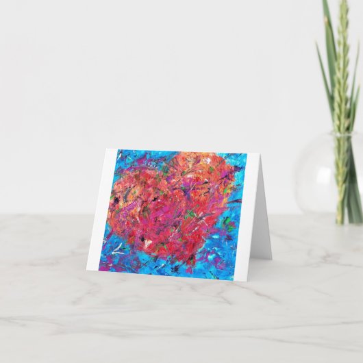 Carte Cartes cardiaques Abstraites (Devant)
