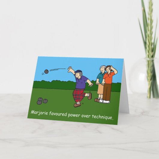 Carte Cartographie d'anniversaire de la Bowling Green Cr (Devant)