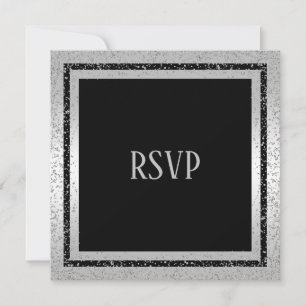 Carte Carton de RSVP pour l'anniversaire d'un homme avec