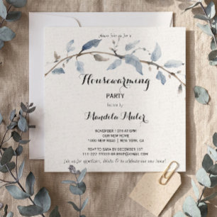 Carte Carton d'invitation à une fête de pendaison de cré