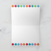 Carte Carton d'invitation / d'annonce de points de coule (Intérieur)