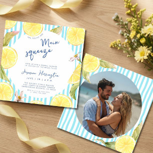 Carte Carton d'invitation de fiançailles Main Squeeze Le