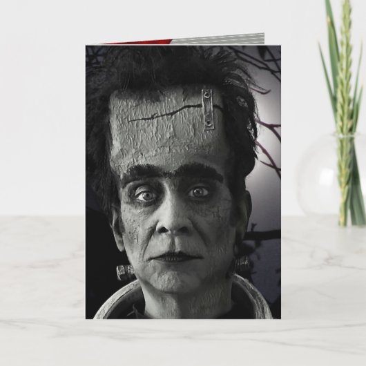 Carte Carton d'invitation plié pour soirée de costumes d (Devant)