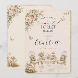 Carte Carton d'invitation pour une fête d'anniversaire E