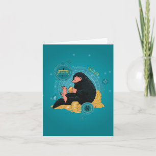 Carte Carton NIFFLER™ Avec Pièces D'Or