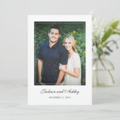 Carte Cartons de Mariage | Simplement Beaux  (Debout devant)