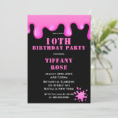 Carte Cartons d'invitation à la fête d'anniversaire de 1 (Debout devant)