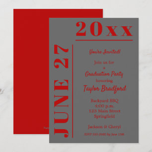 Carte Cartons d'invitation à la soirée de remise des dip