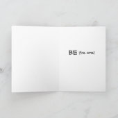 Carte Cartoon "Always One" (Intérieur)