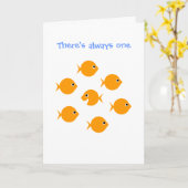 Carte Cartoon "Always One" (Fleur jaune)