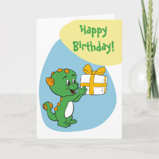 Carte Cartoon Ankylosaurus Baby