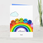 Carte Cartoon birthday card with mice & cheese (Dos)