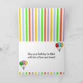 Carte Cartoon Black Labrador Cowboy (Intérieur)