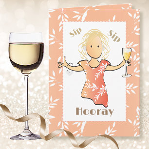 Carte Cartoon de femme pour un 60e anniversaire drôle av
