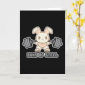 Carte Cartoon De Lapin D'Entraînement - Buns D'Acier, An (Fleur jaune)