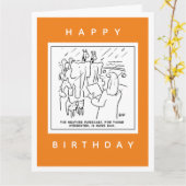 Carte Cartoon de prévisions météo sur l'arche de Noah (Fleur jaune)