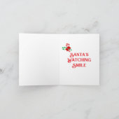 Carte Cartoon Noël Conçu (Intérieur)