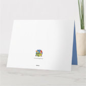 Carte Cartoon ; Première date chez elle. (Dos)