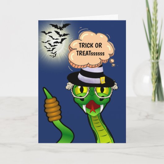 Carte Cartoon sonnette de crotales de crotales de carica (Devant)