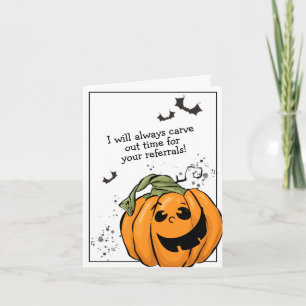 Carte Carve out Time for Your Referals Halloween