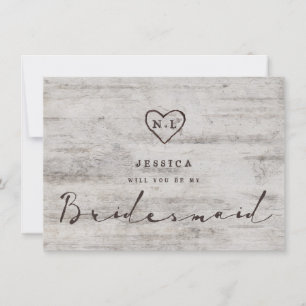 Carte Carved Sweethethebe Be My Bridesmaid Proposition C