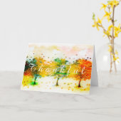 Carte Cas trees custom (Fleur jaune)